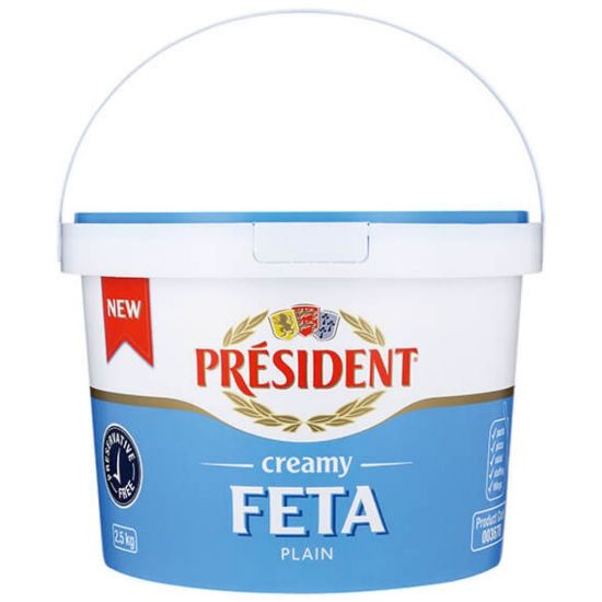 Picture of Cheese Feta Plain President 2.5kg