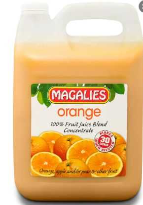 Show details for Juice Magalies Orange Concentrate 100% 5L Picture of Juice Magalies Orange Concentrate 100% 5L