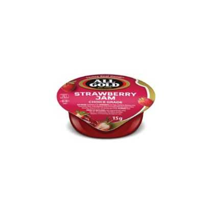 Show details for Jam Strawberry Portions All Gold 20's Picture of Jam Strawberry Portions All Gold 20's