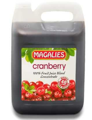 Show details for Juice Magalies Cranberry Concentrate 100% 5L Picture of Juice Magalies Cranberry Concentrate 100% 5L