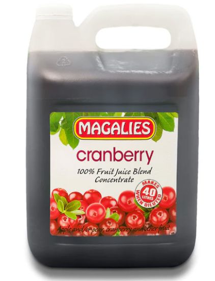 Picture of Juice Magalies Cranberry Concentrate 100% 5L