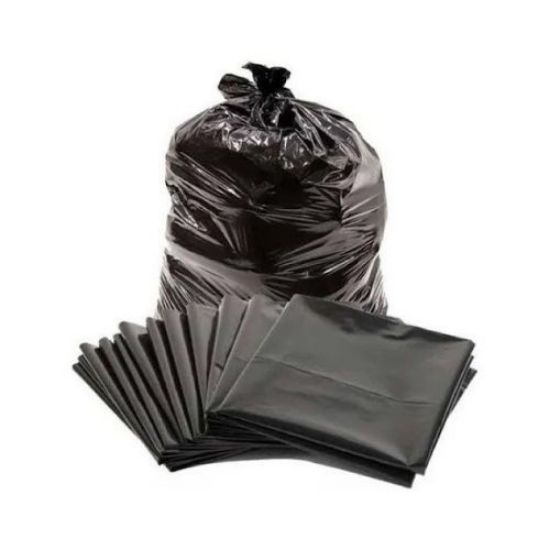 Picture of Refuse Bins Black H/Duty 40Mic (200)