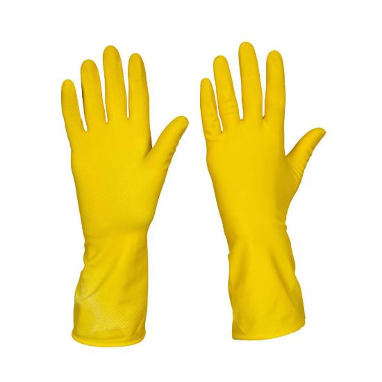 Picture of Gloves Household Yellow Pair Large