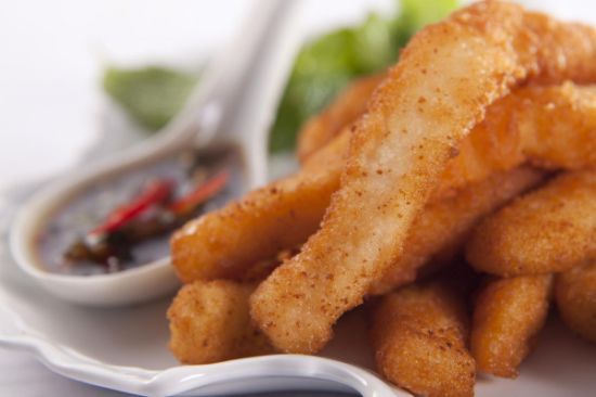 Picture of Calamari Crumbed Strips 800g