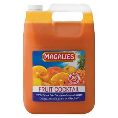 Show details for Juice Magalies Fruit Cocktail 40% 1+4 5L Picture of Juice Magalies Fruit Cocktail 40% 1+4 5L