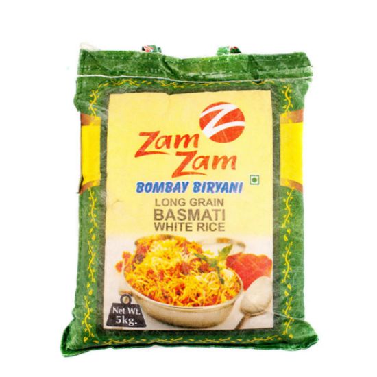 Picture of Hashim Basmati Rice Zam Zam Green 5kg