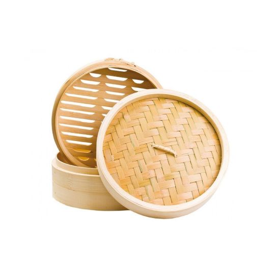 Picture of Bamboo Steamers 20cm 3 piece