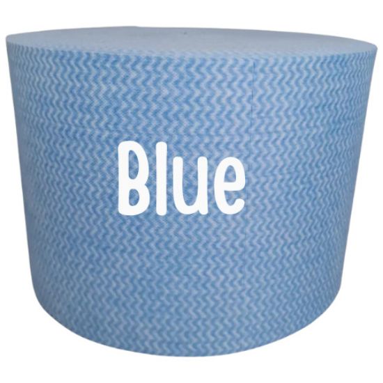 Picture of Cloth Roll Blue Duralite Spunlace 24cm x 50cm (800 Sheets)