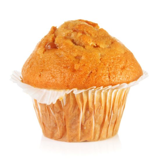 Picture of Muffin Flowrapped Std Caramel Fudge (6's)