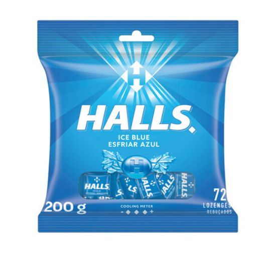 Picture of Sweets Halls Ice Blue Polybag (72's)