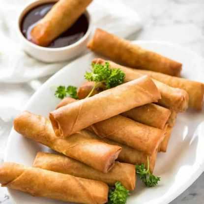 Show details for Kims Springroll C/T Chicken Flavour 80's Picture of Kims Springroll C/T Chicken Flavour 80's
