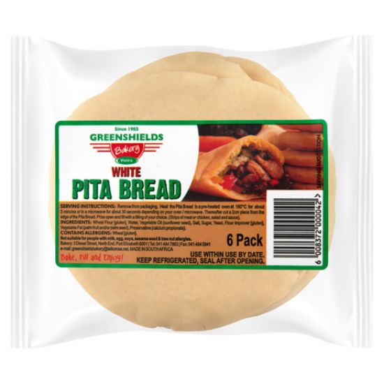 Picture of Pita Bread 6's Greenshields