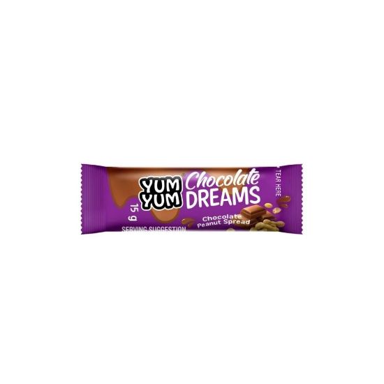 Picture of Peanut & Chocolate Yum Yum Sachets 18 x 15g EACH