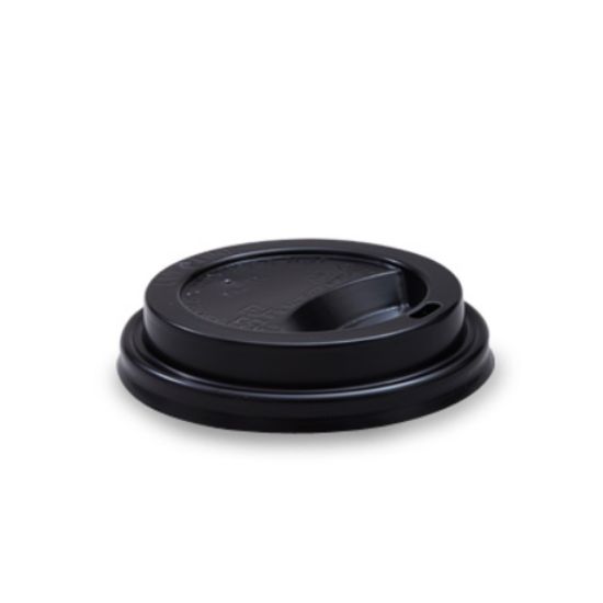 Picture of PET Lids Coffee to Go Black 250ml (50)