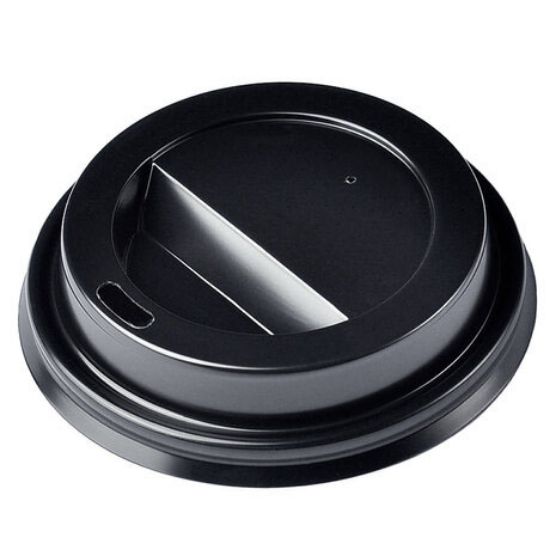 Picture of PET Lids Coffee to Go Black 350ml (50)