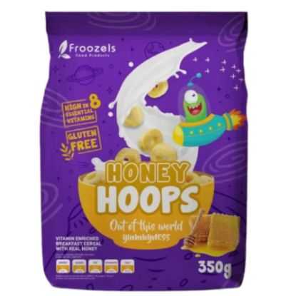 Show details for Cereal Honey Hoops Gluten Free 350g Picture of Cereal Honey Hoops Gluten Free 350g
