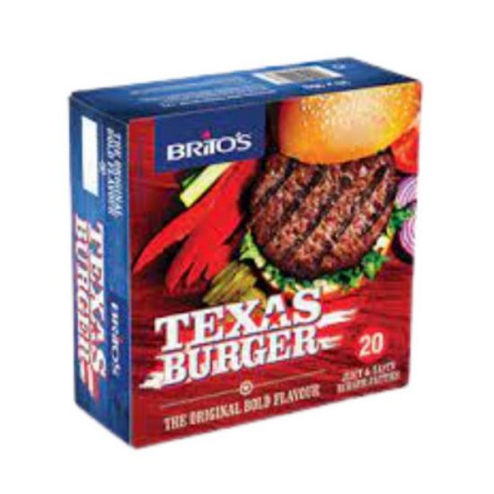 Picture of Burger Patties Texas Box 20 x 85g