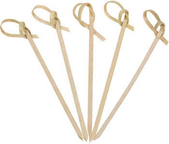 Picture of Skewers Bamboo Ribbon 180mm (100's)