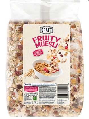 Show details for Cereal Muesli Fruity Craft 10 x 1kg Picture of Cereal Muesli Fruity Craft 10 x 1kg
