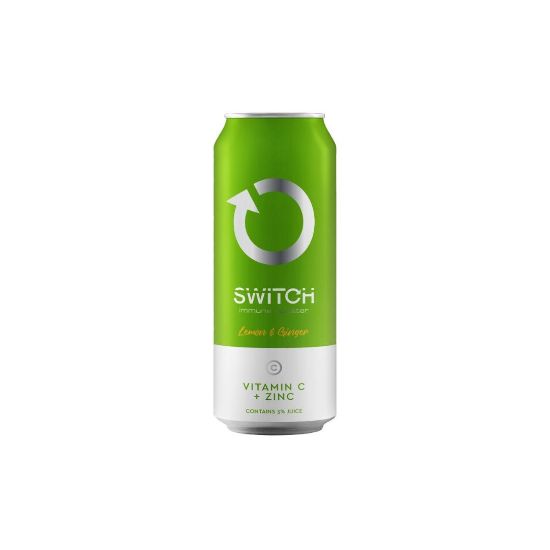 Picture of C/Drink Switch Energy Drink Lemon & Ginger Vitamin C & Zinc 500ml