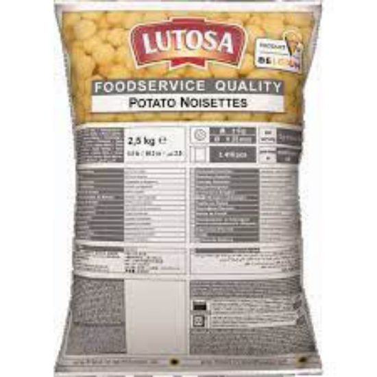 Picture of Frozen Potato Noisettes Lutosa 2.5kg