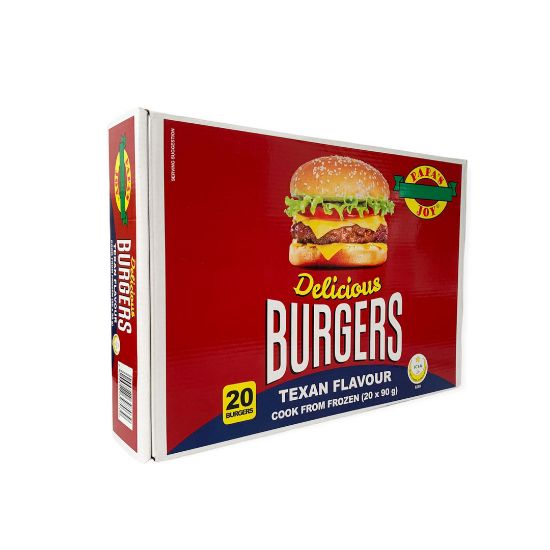 Picture of Burger Patties Texan Papa Joy 20 x 90g