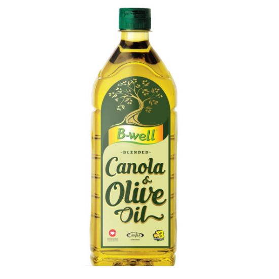 Picture of Oil 12 x 1lt B-Well Canola & EVOO Blend