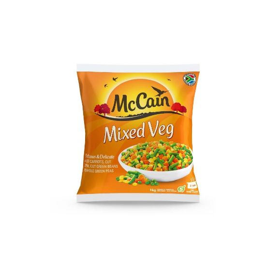 Picture of Frozen Mixed Vegetable Super Mix (Carrots, Marrow, Broccoli, Bean, Corn) 1kg