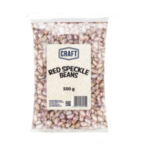 Picture of Beans Red Speckled Dried Craft 10 x 500g