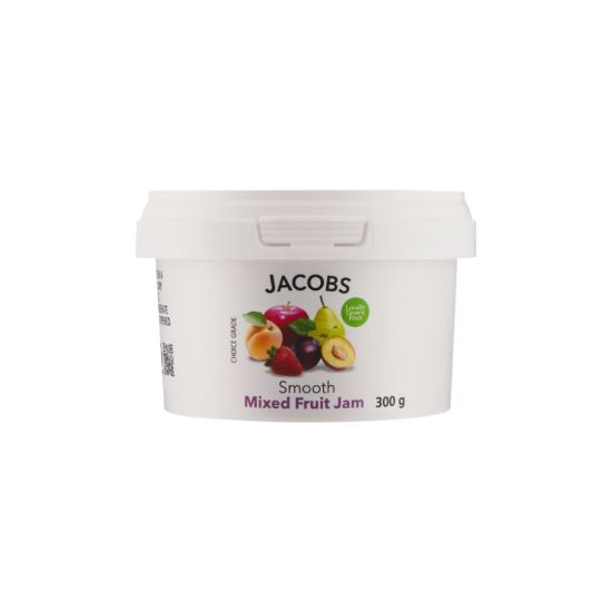 Picture of Jam Mixed Fruit Jacobs Choice Grade Smooth 300g