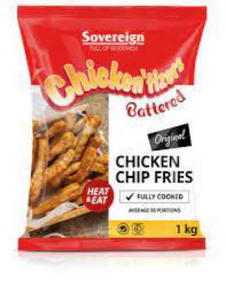 Show details for Chickentizer Chicken Chip Fries 1kg Picture of Chickentizer Chicken Chip Fries 1kg