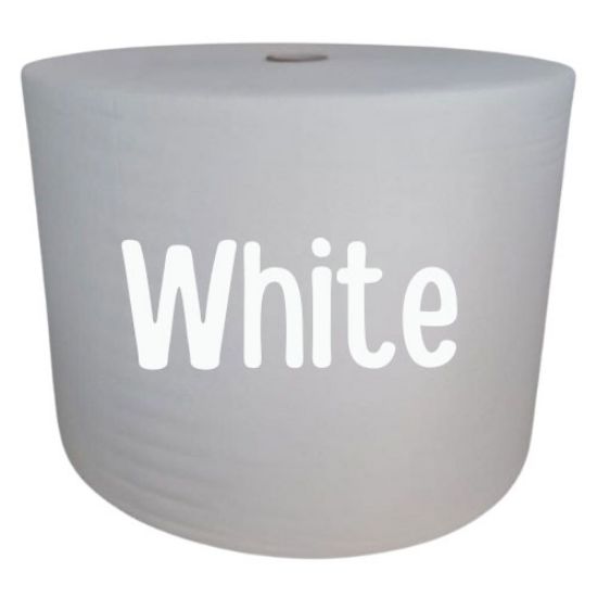 Picture of Cloth Roll White Duralite Spunlace 24cm x 50cm (800 Sheets)