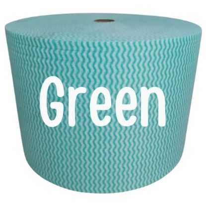 Show details for Cloth Roll Green Duralite Spunlace 24cm x 50cm (800 Sheets) Picture of Cloth Roll Green Duralite Spunlace 24cm x 50cm (800 Sheets)