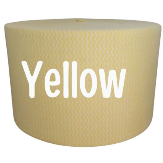 Picture of Cloth Roll Yellow Duralite Spunlace 24cm x 50cm (800 Sheets)