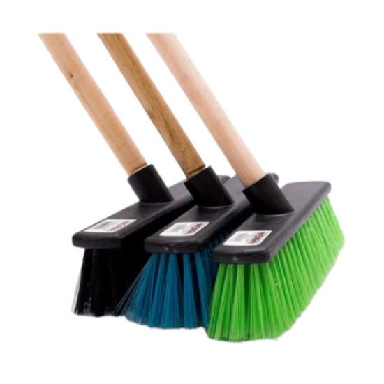 Picture of Broom Household Plastic Head with Wooden Handle EACH