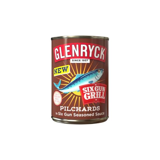 Picture of Pilchards in Six Gun Sauce Glenryck 400g