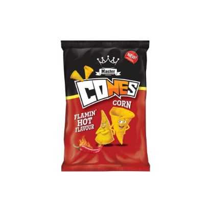 Show details for Snacks Master Cones Flamin 'Hot 100g Picture of Snacks Master Cones Flamin 'Hot 100g