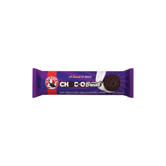 Picture of Biscuits Bakers Choc 0 Break 125g