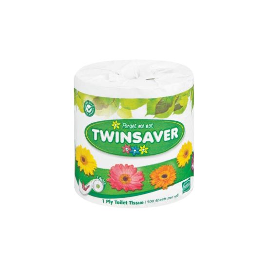 Picture of Toiletpaper Twinsaver 1Ply Wrapped EACH