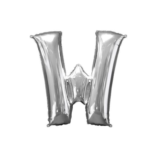 Picture of Balloon Foil Silver W