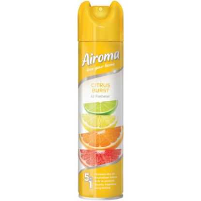 Show details for Airfreshener Airoma Citrus Burst 210ml Picture of Airfreshener Airoma Citrus Burst 210ml