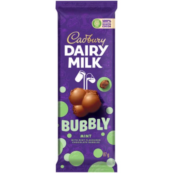 Picture of Sweets Chocolate Bubbly Mint 87g