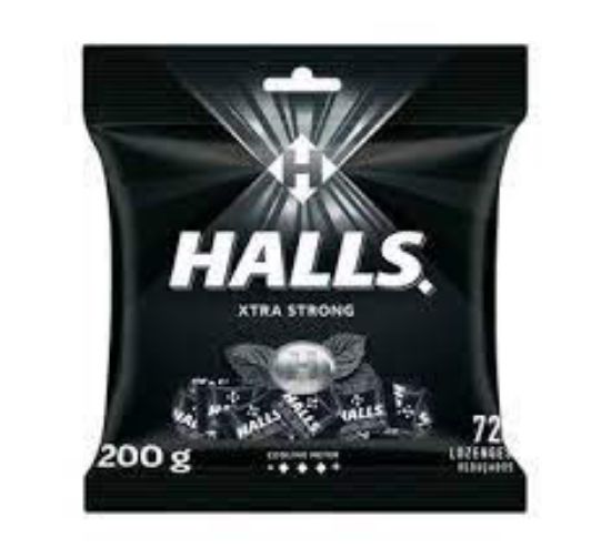 Picture of Sweets Halls Extra Strong Polybag (72's)