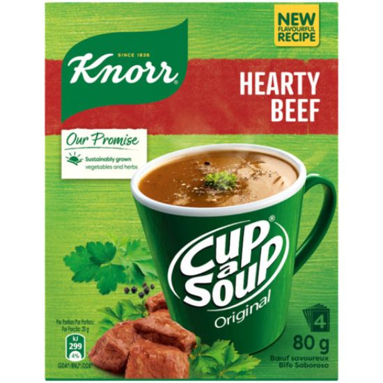 Picture of Soup Cup a Soup Hearty Beef 80g 4`s