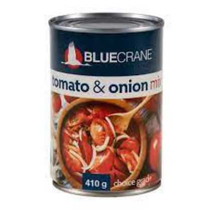 Show details for Tomato & Onion Mix Blue Crane 410g Picture of Tomato & Onion Mix Blue Crane 410g