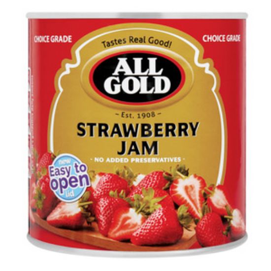 Picture of Jam Strawberry All Gold 900g