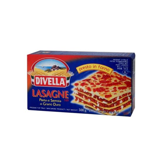 Picture of Pasta Divella Lasagne egg no108Y 500g