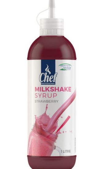 Picture of Milkshake Syrup Strawberry Chef 1L