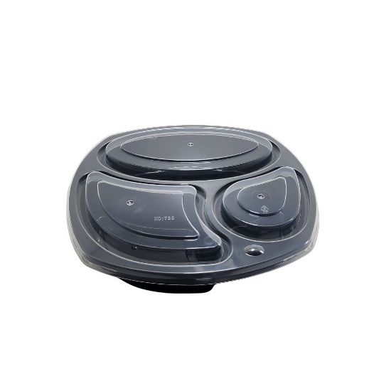 Picture of PET 3 Division Tray & Lid P465 50's