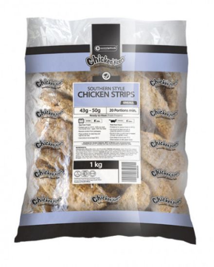 Picture of Chicken Strips Crumbed Sov. 1kg